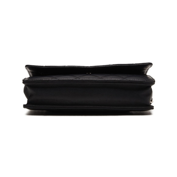 Chanel Mini Matelasse Chain Wallet Lambskin Black - Picture 3 of 8